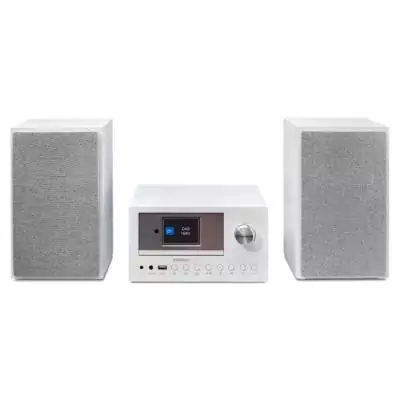 Mini Chaîne HiFi - MEDION - Radio Internet DAB/FM - Lecteur CD - 2x15W RMS - Blanc