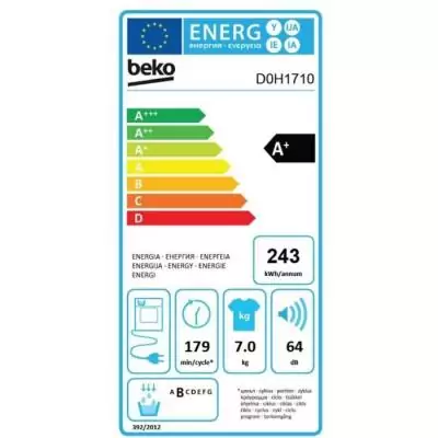Sèche-linge pompe à chaleur BEKO B300 Eco sense D0H1710 - Performant et économe