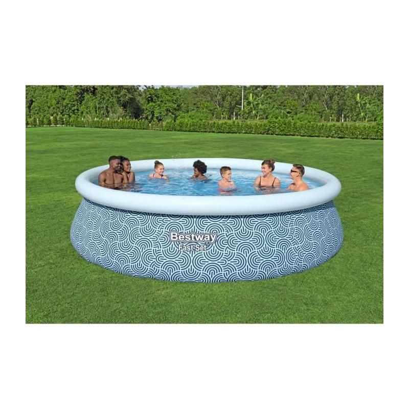 Kit Piscine gonflable BESTWAY - Prêt en un éclair - 457 x 107 cm