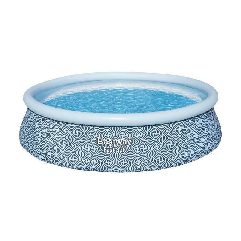 Kit Piscine gonflable BESTWAY - Prêt en un éclair - 457 x 107 cm