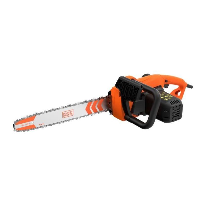 Tronçonneuse Filaire BLACK+DECKER BECS2245-QS - Puissante 2200W