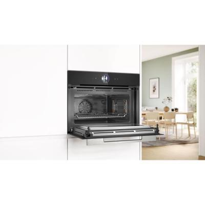 Bosch Serie 8 CMG7761B1 micro-onde Noir Micro-onde combiné Intégré 45 L 900 W