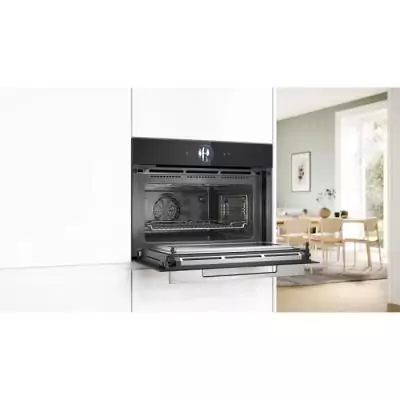 Four combiné micro-ondes encastrable BOSCH SER8 - CMG7761B1 - Noir - 45 L