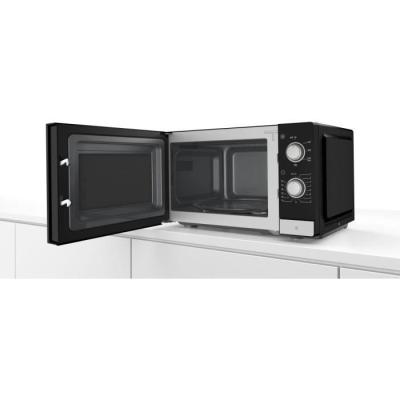 Bosch Serie 2 FFL020MS2F micro-onde Noir, Acier inoxydable Micro-onde simple Comptoir 20 L 800 W