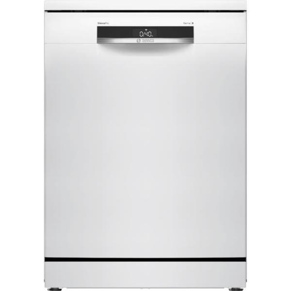 Lave-vaisselle pose libre BOSCH SSMS6ZCW12F SER6 - 14 couverts - Induction - L60cm - 38 dB - tiroir a couverts - Blanc