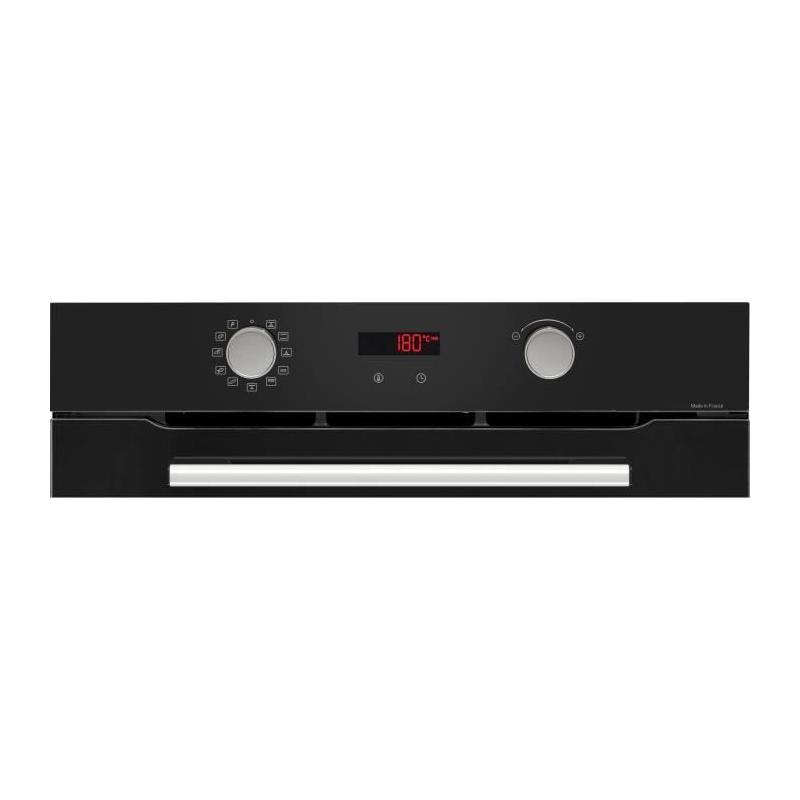Four encastrable Pyrolyse BRANDT - Noir - Porte froide - 59,2 x 59,2 x 60,8 cm
