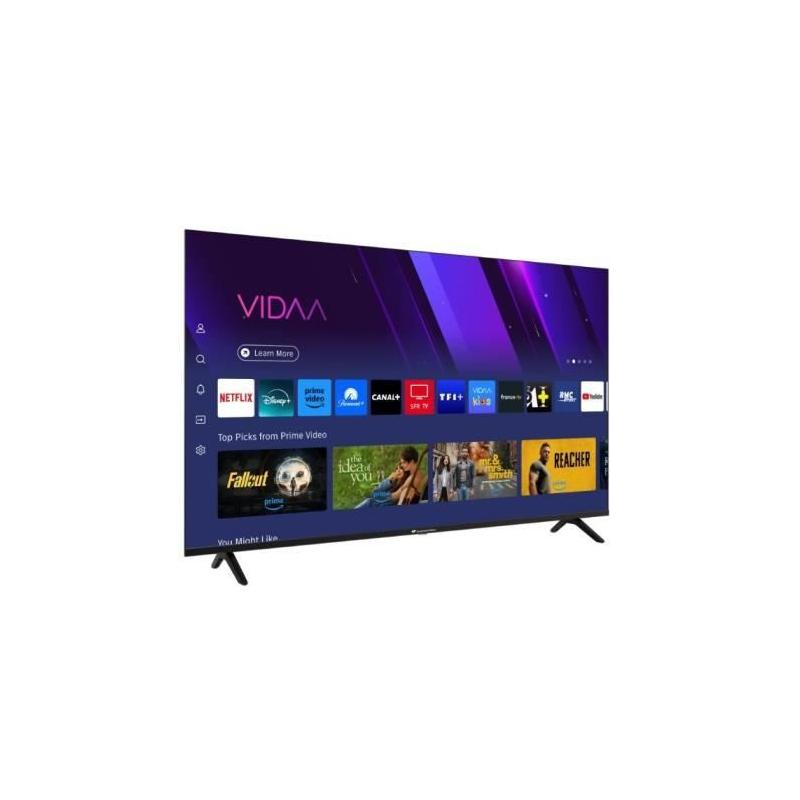 TV QLED 65“ 4K Smart Vidaa - Continental Edison