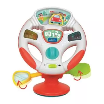 Découvrez le volant de Bébé parlant CLEMENTONI pour des heures d'amusement!