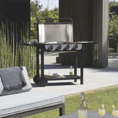 Barbecue à gaz COOK'IN GARDEN FLAVO 4 brûleurs - Noir