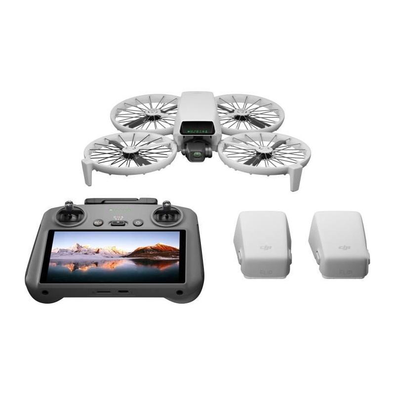Drone caméra DJI Flip Fly More Combo 4K HDR - Protection d'hélice pliable