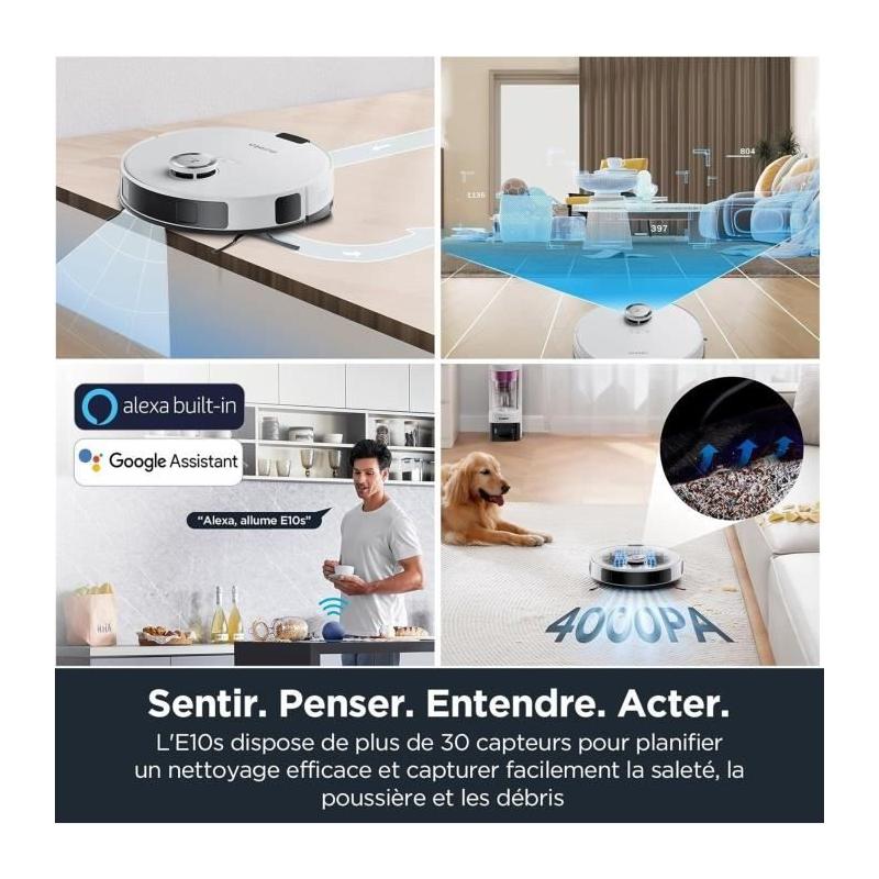Aspirateur Robot EUREKA E10S Blanc - Performant et Eco-friendly