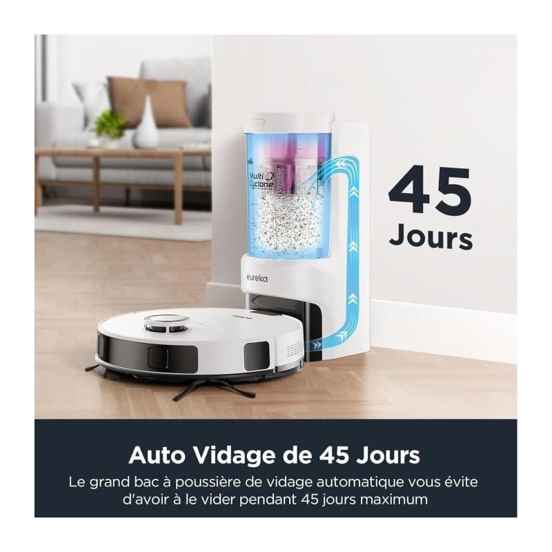 Aspirateur Robot EUREKA E10S Blanc - Performant et Eco-friendly