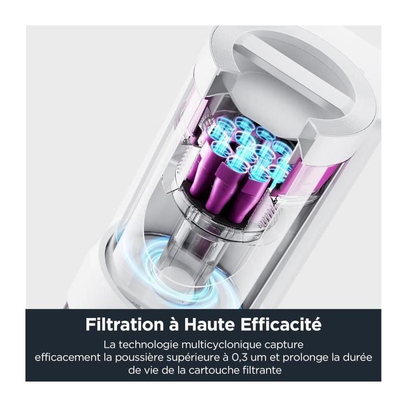 Aspirateur Robot EUREKA E10S Blanc - Performant et Eco-friendly