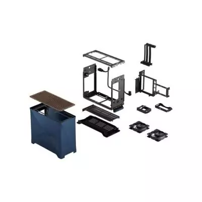 Boîtier PC FRACTAL DESIGN Era 2 Midnight Blue - Compact m-ITX, USB3.1 Type C