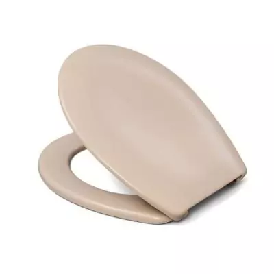 Abattant WC Long Beach beige 46x38,3x4,9cm - Confort et élégance