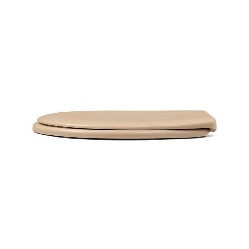 Abattant WC Long Beach beige 46x38,3x4,9cm - Confort et élégance