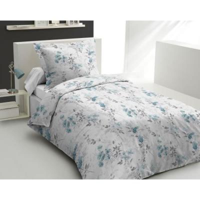 Parure de couette POMPADOUR - HOME LINGE PASSION - 100% Coton - 140x200 cm