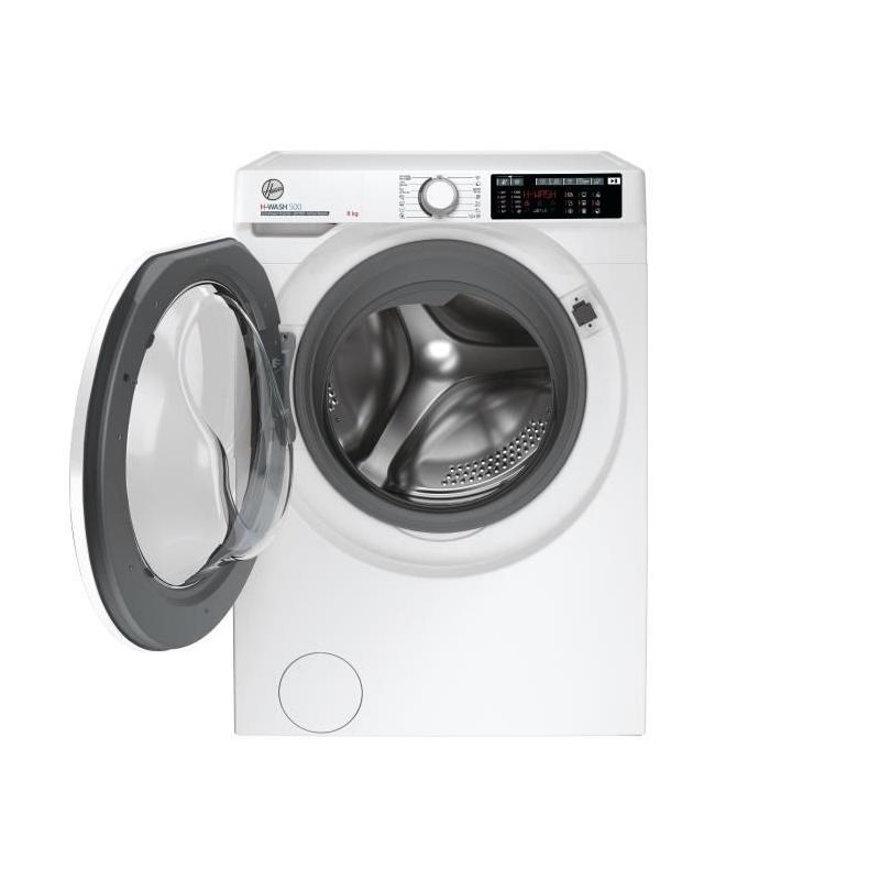 Lave-linge hublot HOOVER H-WASH 500 HW 28AM/1-S - 8 kg - Induction