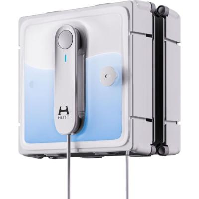 Nettoyeur de vitres robotique HUTT W9 - Puissant 3800 Pa - Capacité 150 ml - Blanc