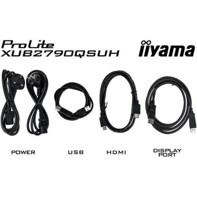 Écran PC IIYAMA XUB2790QSUH-B1 27" QHD IPS 100Hz - Pied ajustable