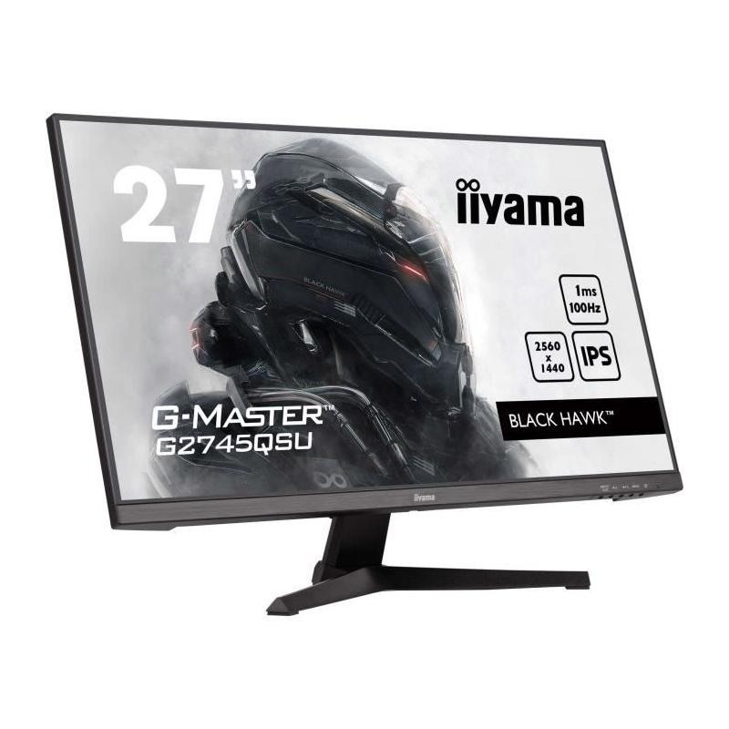 Écran PC IIYAMA G2745QSU-B2 - 27 QHD IPS 100Hz - Noir