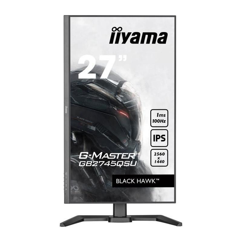 Écran IIYAMA GB2745QSU-B2 27" QHD IPS 100Hz - Noir