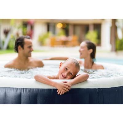 Spa Gonflable 6 places Pure Spa Blue navy avec plateau LED - Kit complet