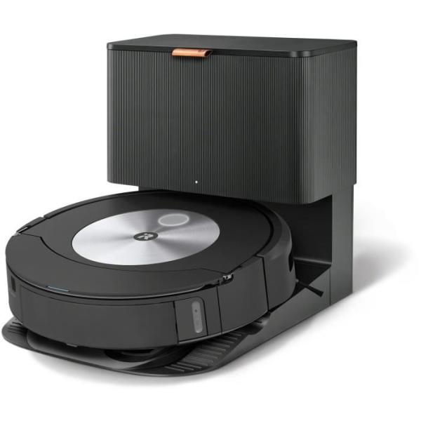 iRobot Roomba Combo J7+ Robot Aspirateur et Laveur avec Systeme de vidage automatique - Détecteur de tapis et moquettes