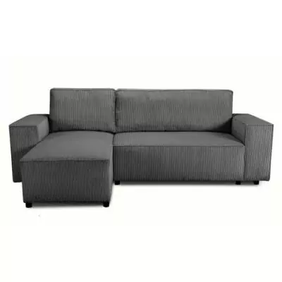 Canapé d'angle convertible réversible JOSH - Anthracite - 4 places Canapé d'angle convertible réversible JOSH - Anthracite - 4 places