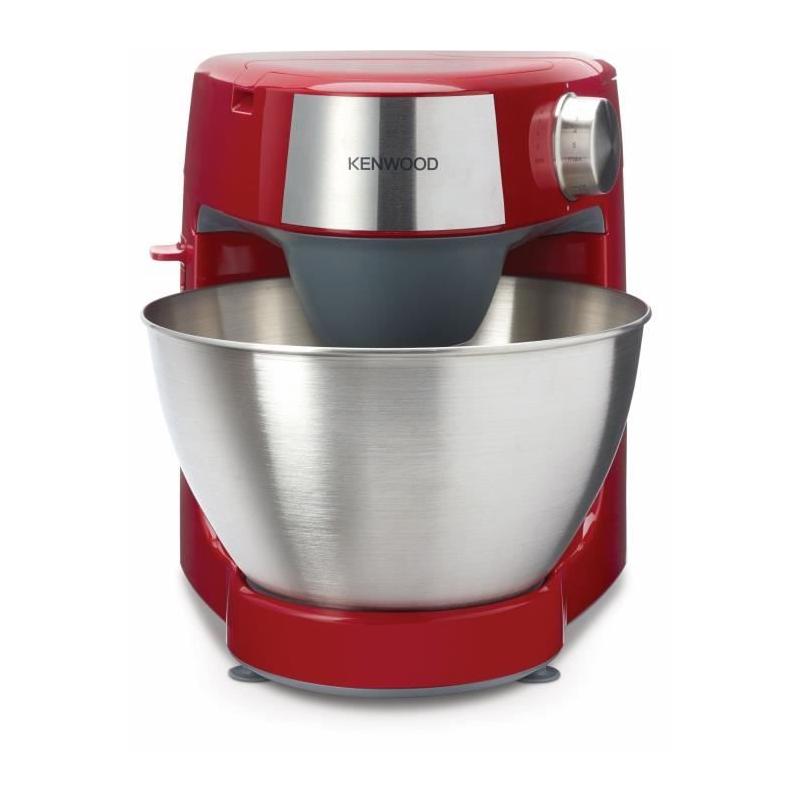 Robot pâtissier compact 1000W Kenwood - Bol 4,3L - Rouge