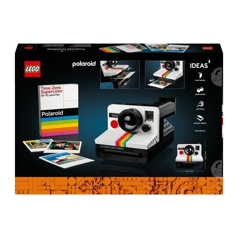 LEGO 21345 Ideas Appareil Photo Polaroid OneStep SX-70: Maquette à Construire avec Autocollants