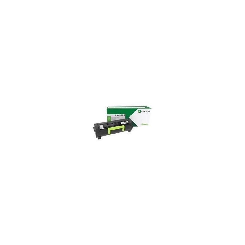 Cartouche de toner noir Lexmark 51B2000 - Programme de retour