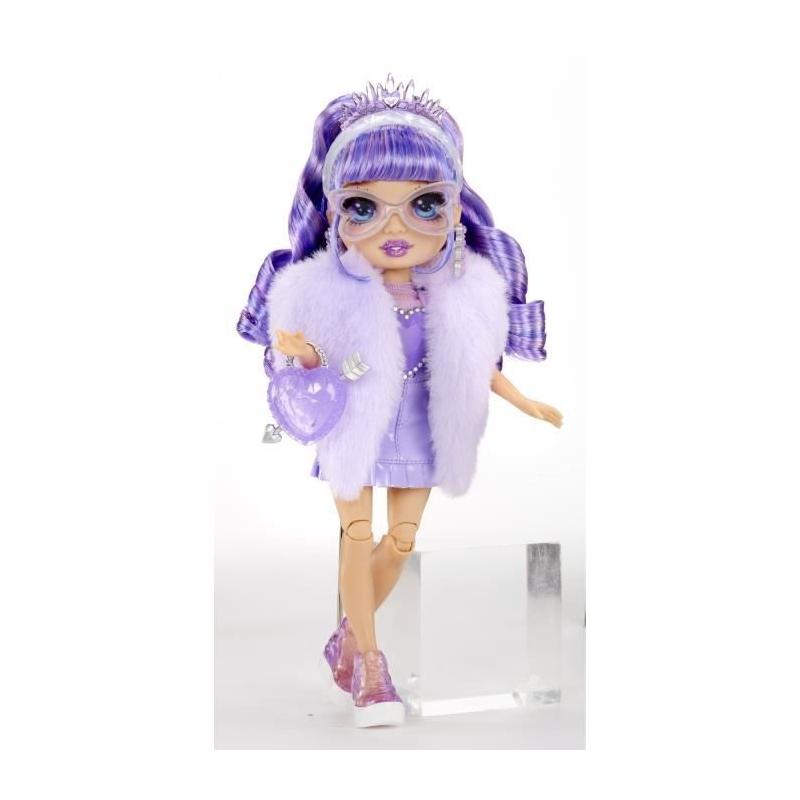 Rainbow High Cristal Poupée Mannequin 27 cm - Violet | Pack 29x32x9 cm