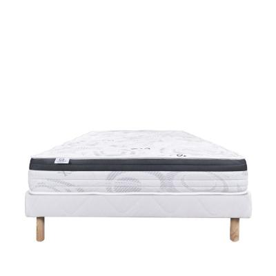 Ensemble matelas + sommier SLEEPLUX - 140x190 cm - Ferme - Été/Hiver