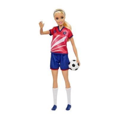Barbie Footballeuse - Poupée Mannequin Pour les Fans du Football