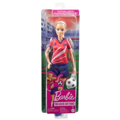 Barbie Footballeuse - Poupée Mannequin Pour les Fans du Football