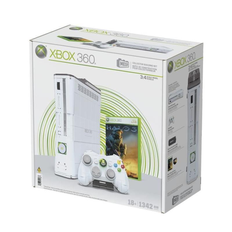 Coffret de Construction MEGA Xbox 360 - Manette LED - 1342 pièces