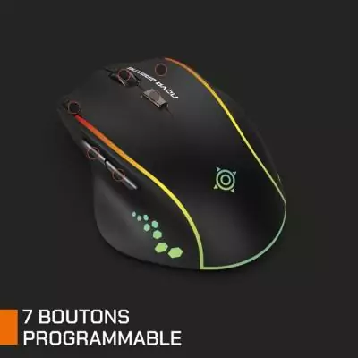 Souris gaming - Sans fil - Nova Gaming - Persee - Noir Souris gaming - Sans fil - Nova Gaming - Persee - Noir