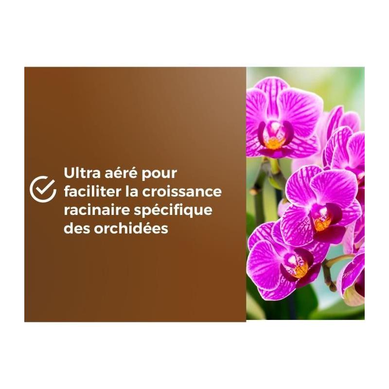 Terreau orchidées OR BRUN - Favorise croissance 6L