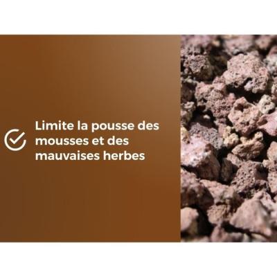 Paillage de Pouzzolane 6L - Protection Plantes