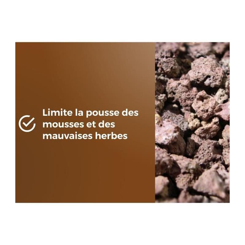 Paillage de Pouzzolane 6L - Protection Plantes