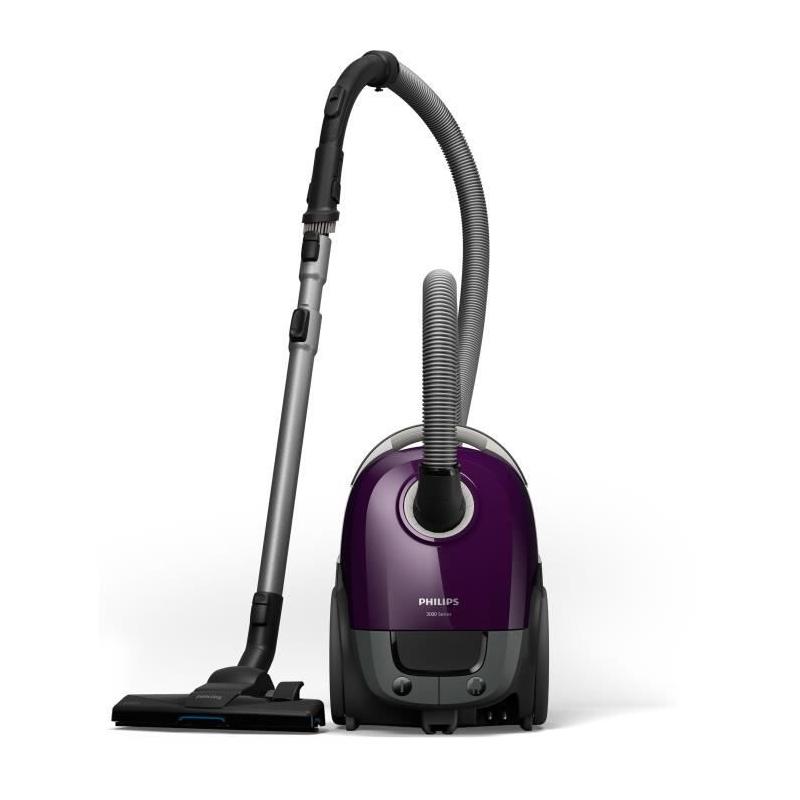 Aspirateur Traineau PHILIPS XD3100/06 Violet - Puissant 900 W - Silencieux 79 dB