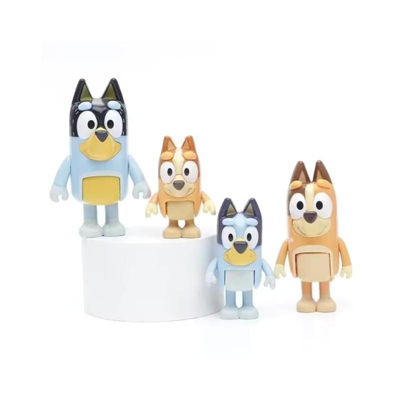 Coffret de 4 figurines Bluey et sa famille - MOOSE TOYS