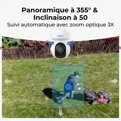Caméra intérieure REOLINK E540 Blanc - Surveillance Haute Définition