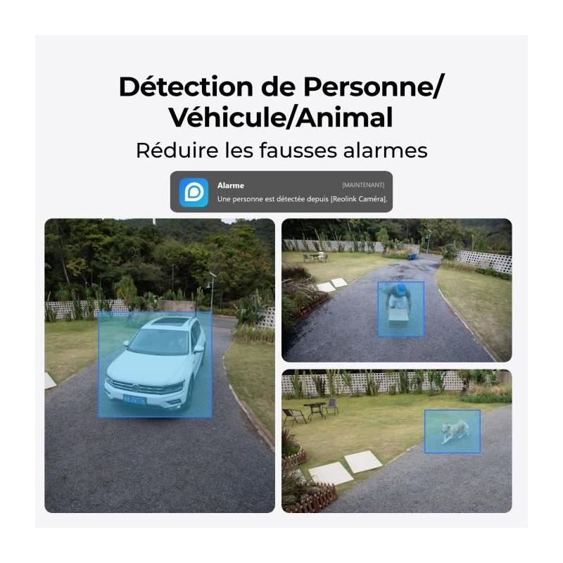 Caméra intérieure REOLINK E540 Blanc - Surveillance Haute Définition