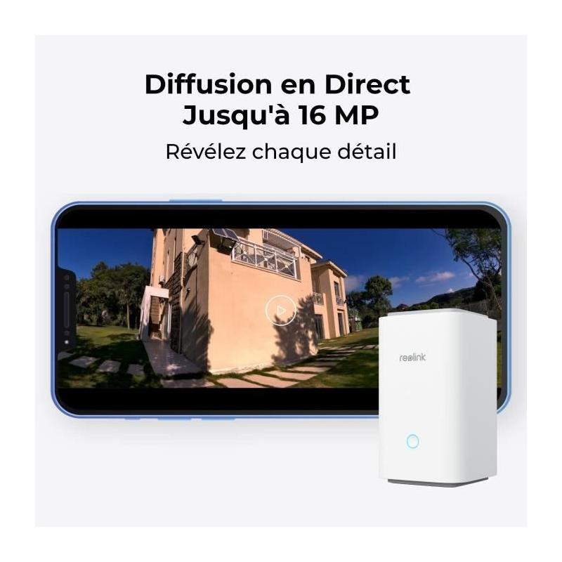 Hub indoor REOLINK Compatible Google Home Blanc - Facile à installer