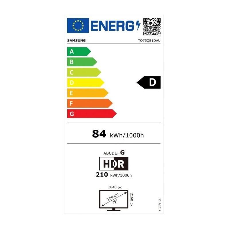 TV QLED 75 Samsung 75QE1D 4K UHD Quantum HDR