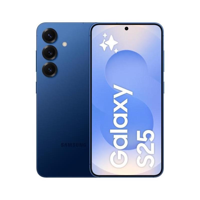 SAMSUNG Galaxy S25 AI Smartphone 128 Go Bleu nuit - Plus responsable