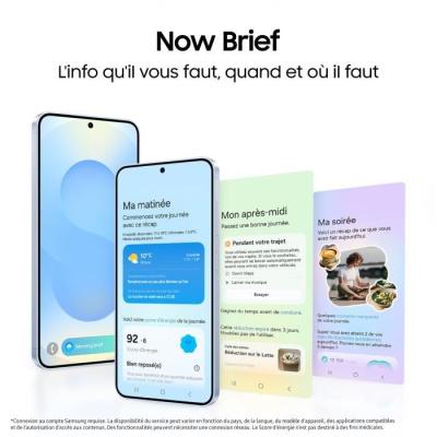 Samsung Galaxy S25 AI Smartphone 512 Go Vert d'eau - Plus responsable et facilement réparable