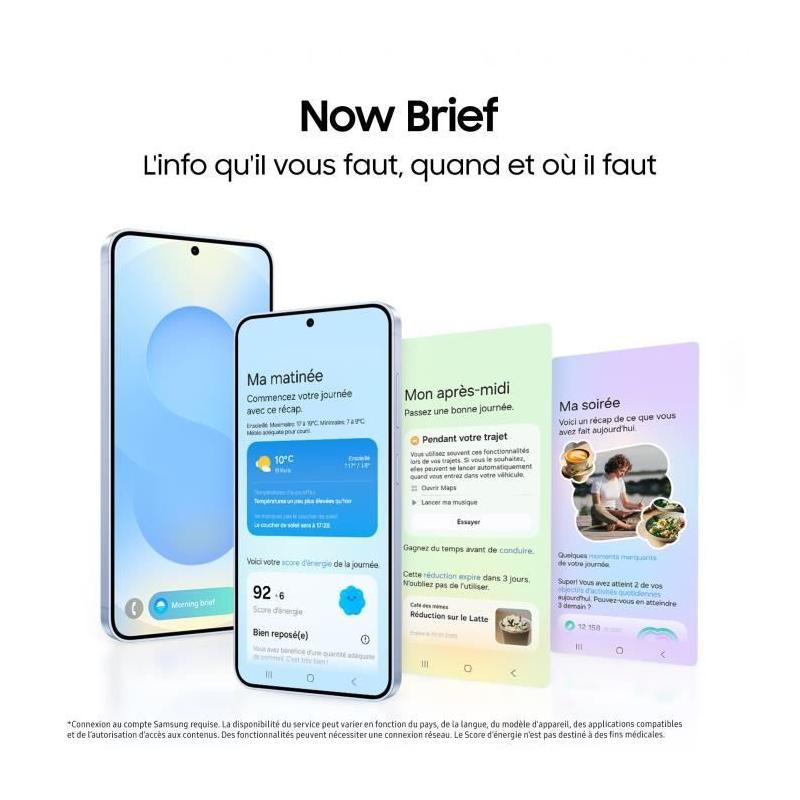 Samsung Galaxy S25 AI Smartphone 512 Go Vert d'eau - Plus responsable et facilement réparable